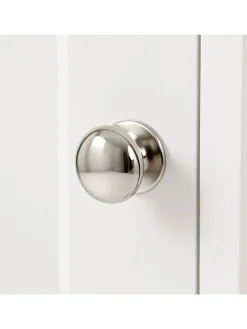 Badezimmerschrank in Weiß - (B)18 x (H)80 x (T)20 cm