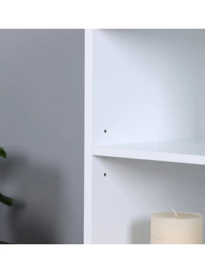 Badezimmerschrank in Weiß - (B)40,5 x (H)86 x (T)36 cm