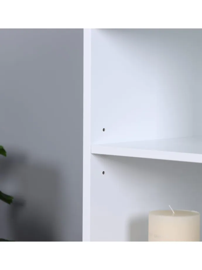 Badezimmerschrank in Weiß - (B)40,5 x (H)86 x (T)36 cm