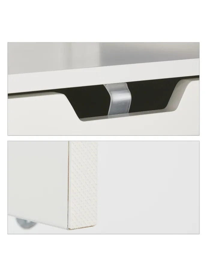 Badezimmerschrank in Weiß - (B)30 x (H)144 x (T)30 cm