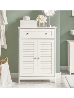 Badkommode in Weiß - (B)60 x (H)87 x (T)35cm