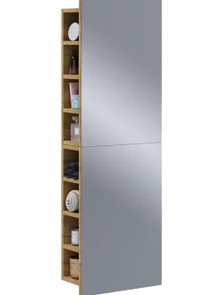 Badmöbel Spiegelschrank Spiegel Flandu XL in Honig-Eiche