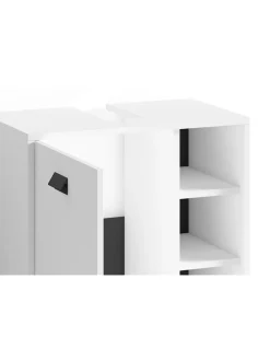 Badmöbel-Set WELLNESS in weiß - 3-teilig