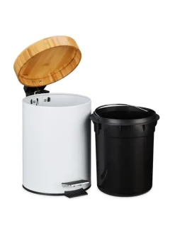 Badmülleiner in Weiß - 3 l