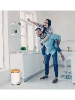 Badmülleiner in Weiß - 3 l