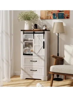 Badschrank Holz 105cm in Weiß