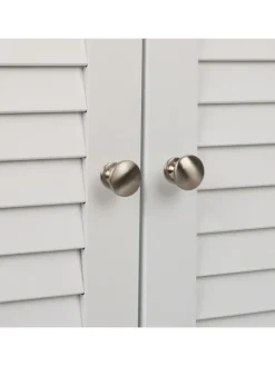 Badschrank in Weiß - (B)60 x (H)80 x (T)29 cm