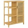 Badschrank Vetlanda Bambus in Beige (H)87cm (B)66cm (T)33cm