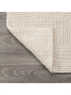 Badvorleger in Creme - (L)60 x (B)60 cm