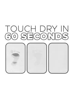 Badvorleger "Scribble" in Weiß - (L)60 x (B)39 cm