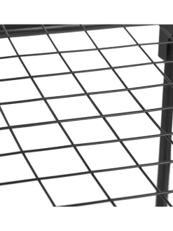 Balkongewächshaus in Schwarz/ Transparent - (B)48 x (H)80 x (T)24,5 cm