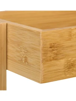 Bambus-Rollwagen in Natur - (B)31 x (H)71,5 x (T)18 cm