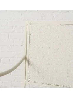 Bank "Marisa" in Weiß - (H)90,7 cm