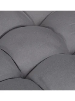 Bankauflage in Grau - (B)180 x (H)7 x (T)50 cm