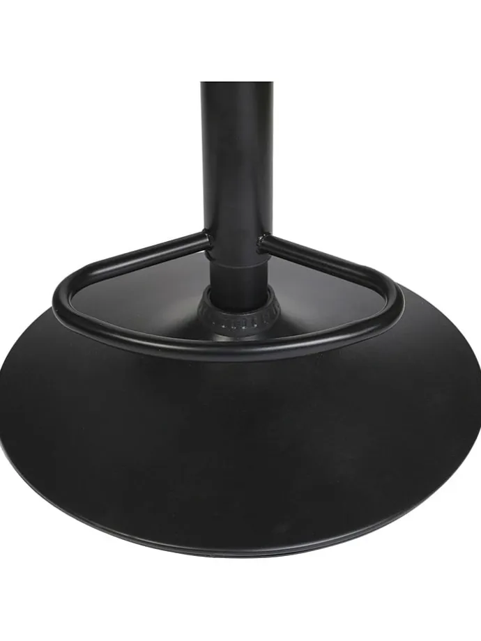 Barhocker "Reno" in Schwarz/ Hellbraun - (B)52,5 x (H)118 x (T)51 cm