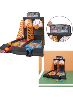 Basketballspiel in Schwarz/ Orange - (L)41,5 cm