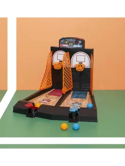 Basketballspiel in Schwarz/ Orange - (L)41,5 cm