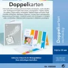 Bastelset "Doppelkarten 220g/m²" in Weiß
