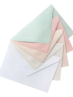 Bastelset "Doppelkarten Perlmutt" in Türkis/ Rosa/ Creme