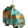 Baumschmuck "Bread Delivery Van" in Türkis - (H)12 cm