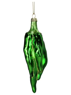 Baumschmuck "Chili Pepper" in Grün - (H)14,6 cm