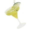 Baumschmuck "Cocktail Margarita" in Gelb - (H)8 cm