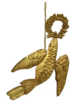 Baumschmuck "Hanging Bird" in Gold - (H)21 cm