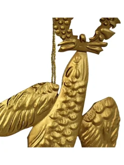 Baumschmuck "Hanging Bird" in Gold - (H)21 cm