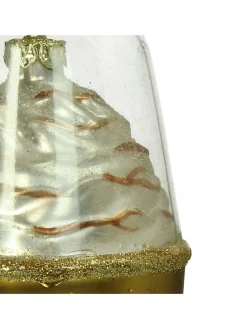 Baumschmuck "Milkshake" in Hellbraun - (H)13 cm