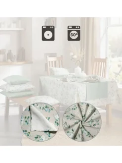 Baumwolle Tischdecke in salbei