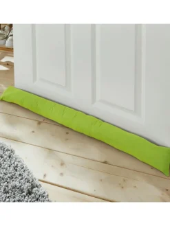 Baumwolle Zugluftstopper Seattle in apfelgrün