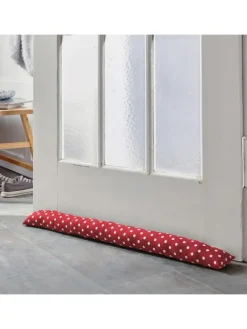 Baumwolle Zugluftstopper Orlando in rot