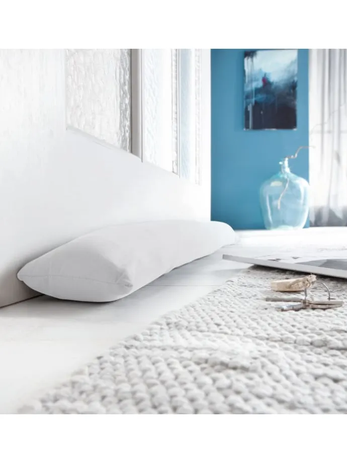 Baumwolle Zugluftstopper Seattle in weiß