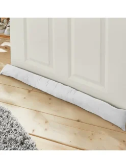 Baumwolle Zugluftstopper Seattle in weiß