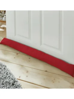 Baumwolle Zugluftstopper Seattle in rot