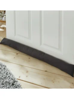 Baumwolle Zugluftstopper Seattle in anthrazit