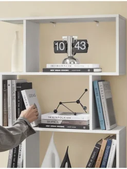 Bücherregal in Weiß - (B)70 x (H)191,6 x (T)24 cm