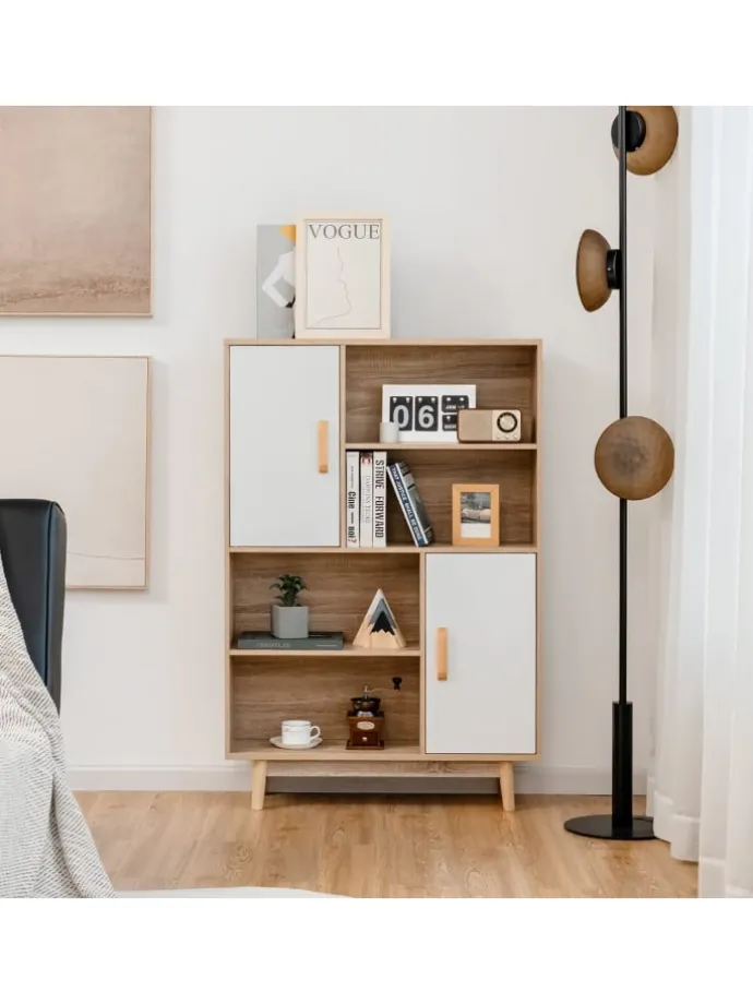 Bücherschrank in Weiß