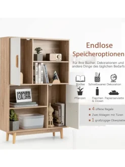 Bücherschrank in Weiß