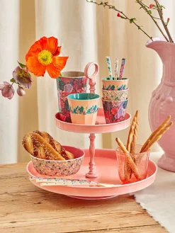 Becher in Beige/ Türkis - 250 ml