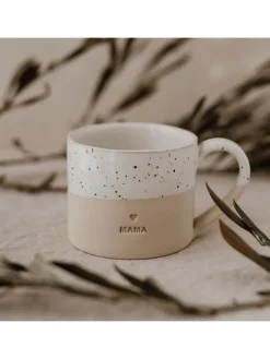 Becher in Weiß/ Beige - 250 ml