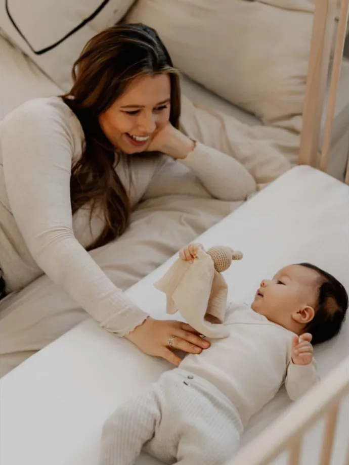 Beistellbett Matratze Cloud Air Rollen & Umbauseite - natur - Dreamy 4 in 1 Bett