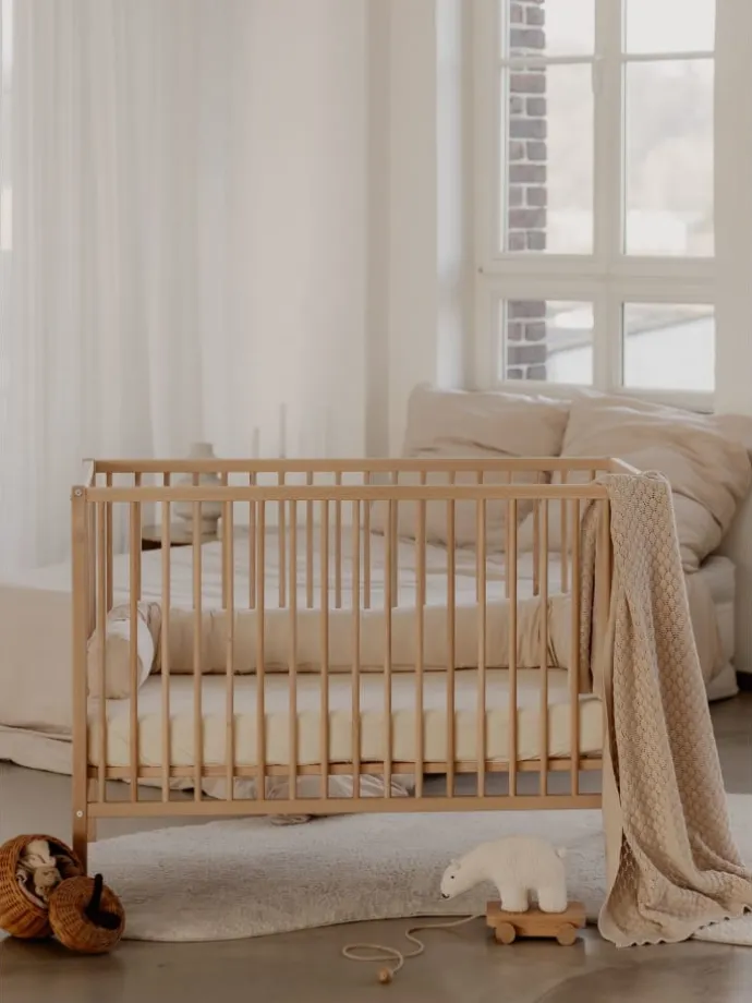 Beistellbett Matratze Cloud Air Rollen & Umbauseite - natur - Dreamy 4 in 1 Bett