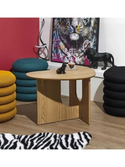 Beistelltisch ''Calypso'' in Hellbraun - (B)60 x (H)42 x (T)48 cm