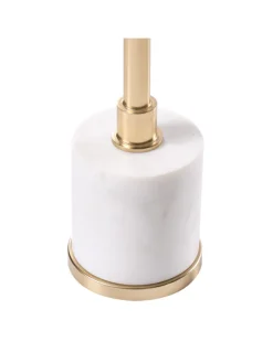 Beistelltisch CAMELO in Gold/Weiß - (W) 36 x (H) 53 x (L) 36 cm