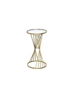 Beistelltisch Chis in goldfarben