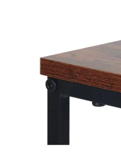 Beistelltisch in Schwarz/ Braun - (B)50 x (H)64 x (T)35 cm