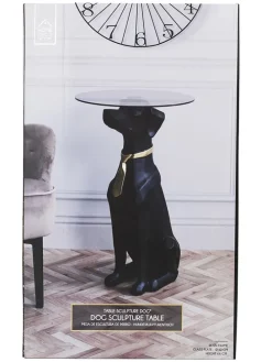 Beistelltisch in Schwarz - (H)66 x Ø 40 cm