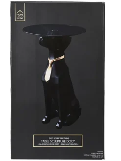 Beistelltisch in Schwarz - (H)66 x Ø 40 cm