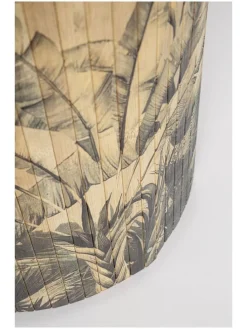 Beistelltisch ''Nariko'' in Creme/ Schwarz - (H)40 x Ø 40 cm